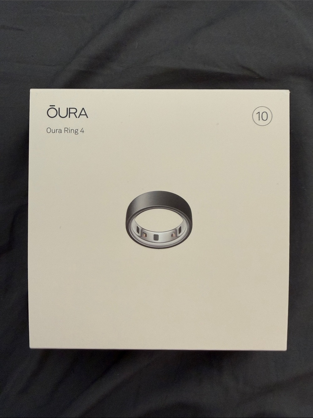 BNIB Oura Ring 4 — Stealth 10